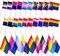 Progress Rainbow Gay Pride Flags Set on Wood Stick – Mini Hand-Held LGBTQ+ Inclusive Flags (5x8 Inch, 20-Pack)